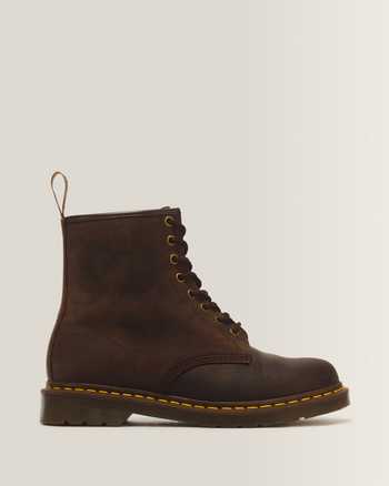 1460 Crazy Horse Leather Lace Up Boots