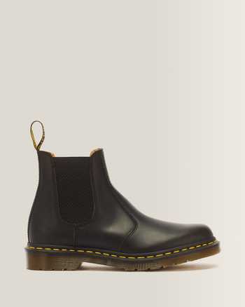 2976 Yellow Stitch Smooth Leather Chelsea Boots