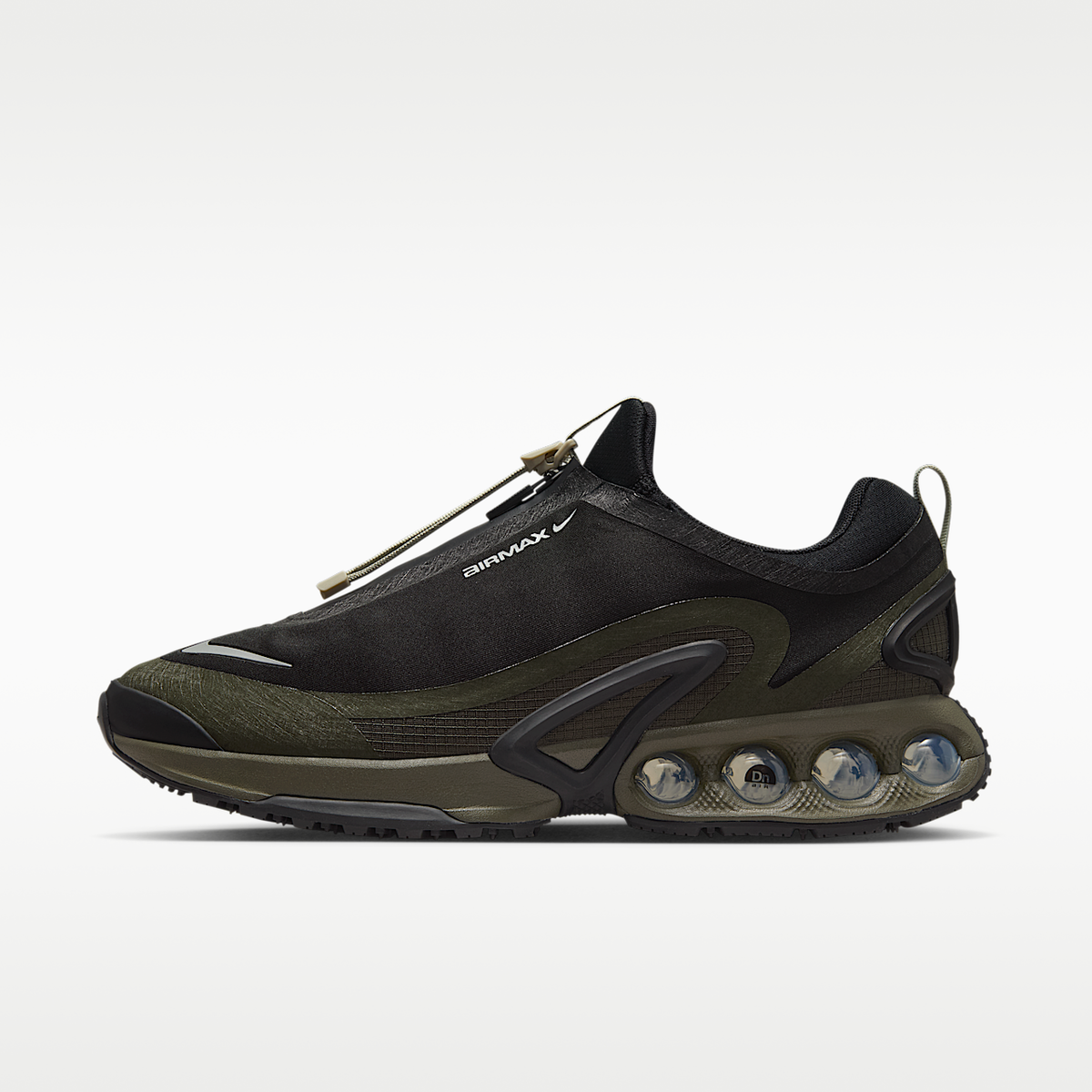 Air Max Dn Roam Men's Shoes Black/Cargo Khaki/Stone/Metallic Silver
