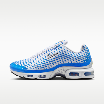Air Max Plus VII Men's Shoes White Blue Crystal Metallic Silver