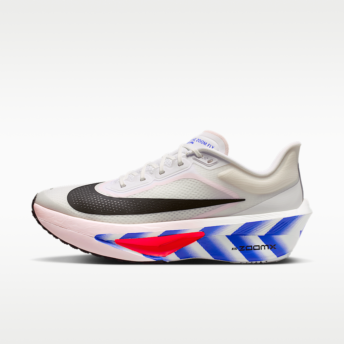 Zoom Fly 6 Men's Road Racing Shoe White/Silt Red/Racer Blue/Black