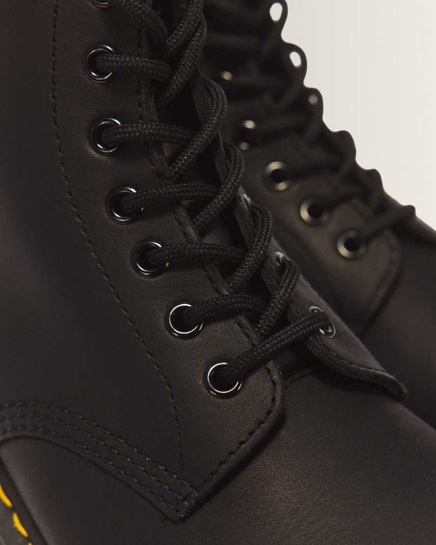 1460 Greasy Leather Lace Up Boots