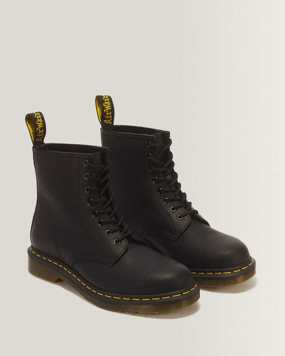 1460 Greasy Leather Lace Up Boots