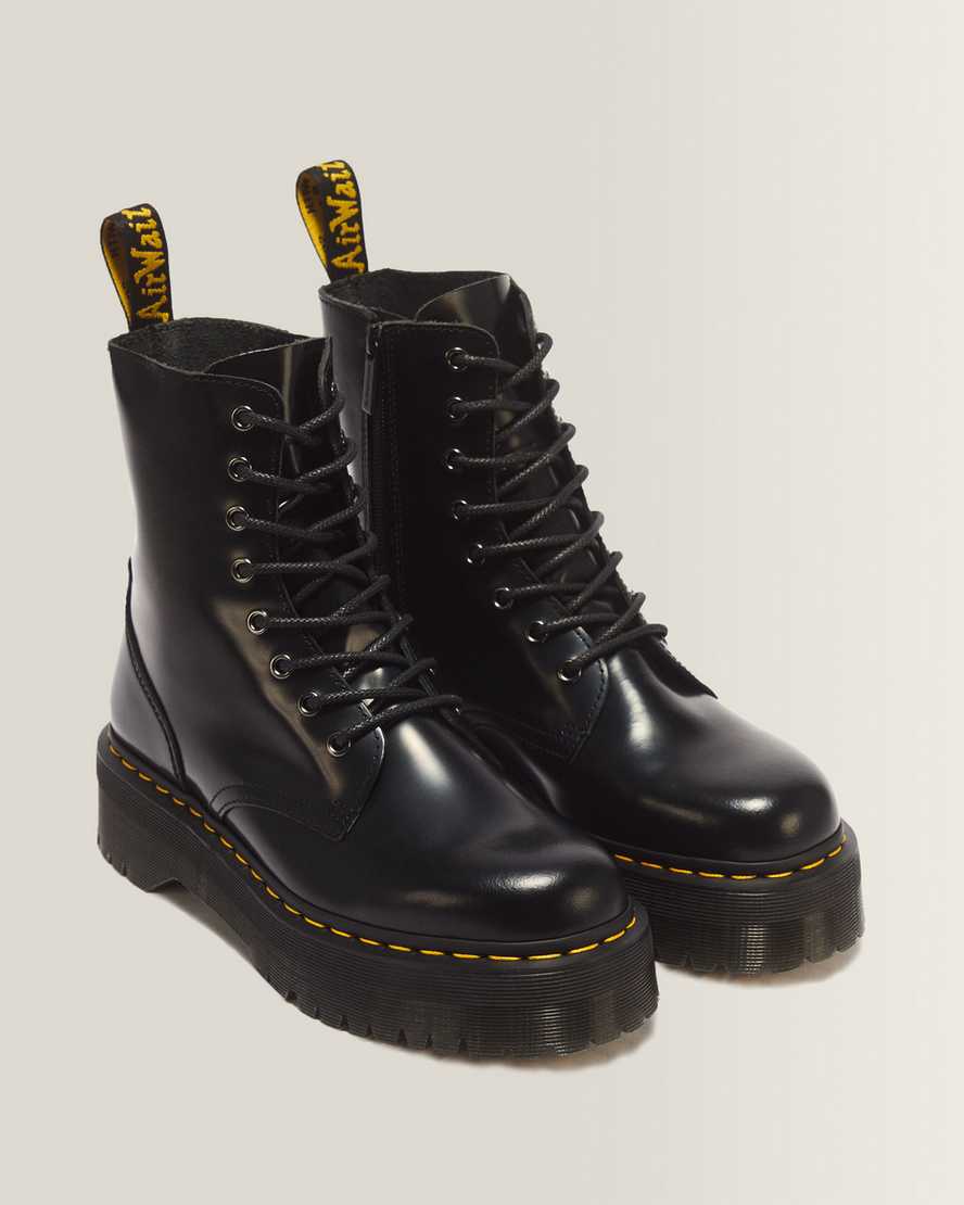 Jadon Smooth Leather Platform Boots