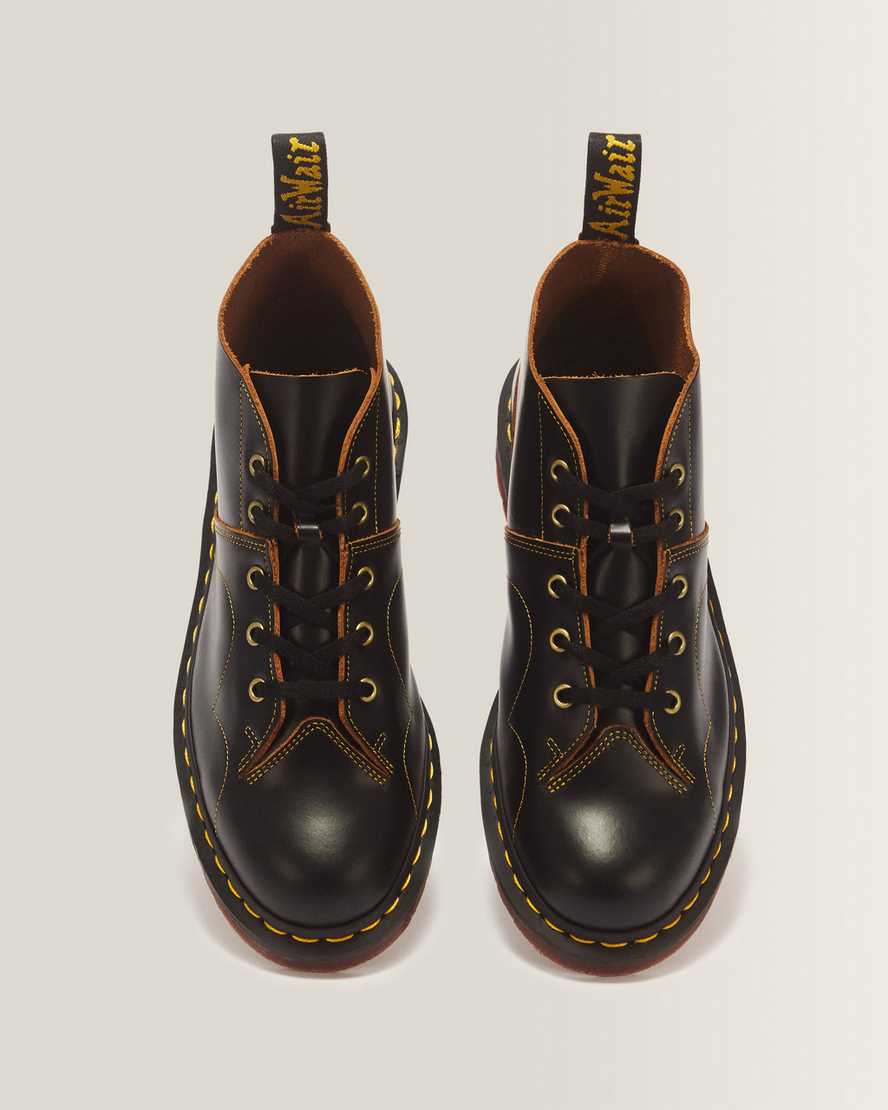 Church Vintage Monkey Smooth Leather Lace Up Boots