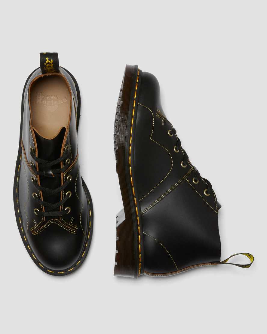 Church Vintage Monkey Smooth Leather Lace Up Boots