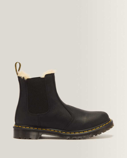 2976 Women's Faux Fur Lined Chelsea Boots