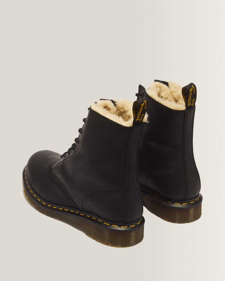 1460 Women's Faux Fur Lined Lace Up Boots