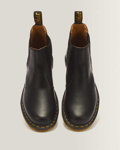 2976 Yellow Stitch Smooth Leather Chelsea Boots
