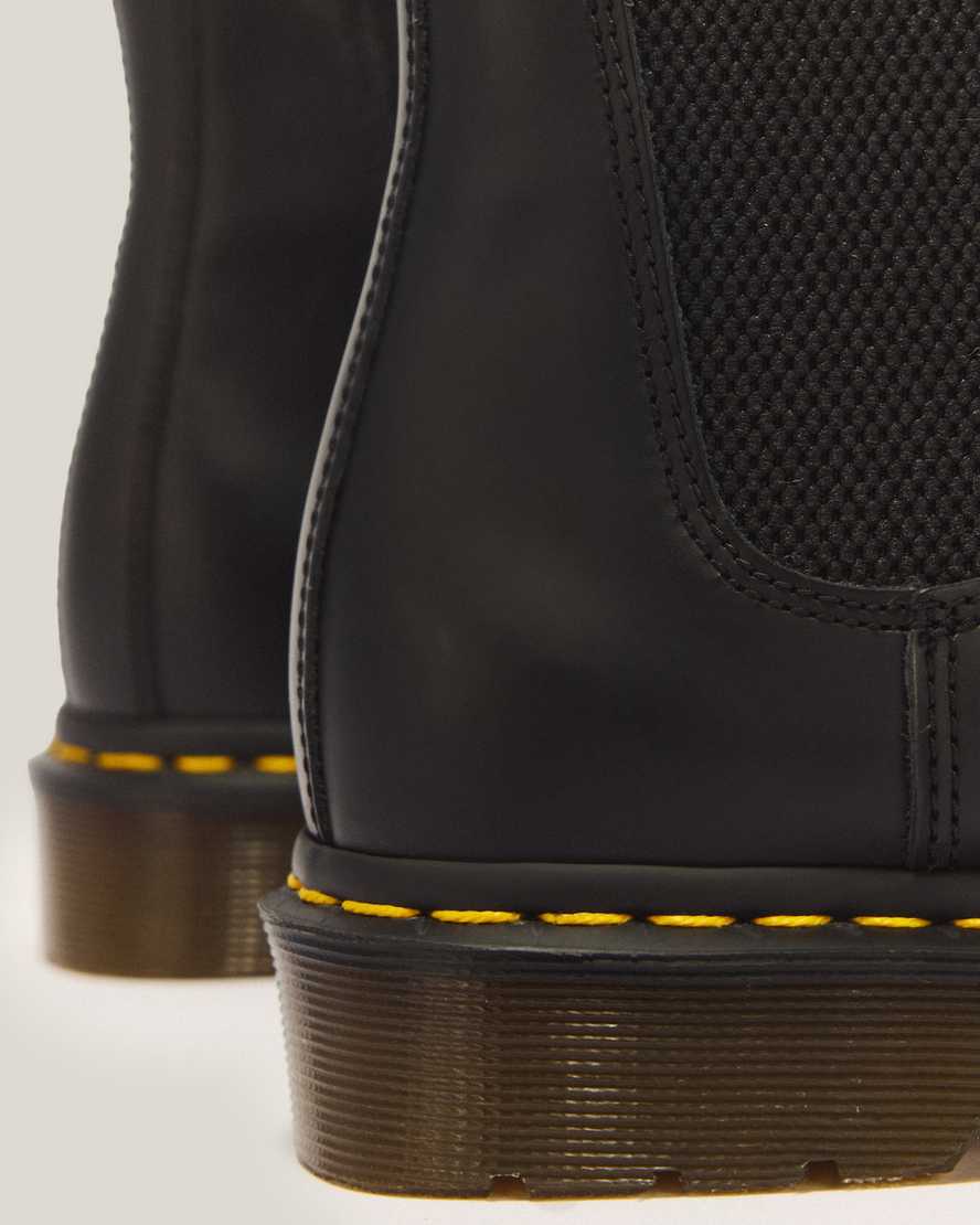 2976 Yellow Stitch Smooth Leather Chelsea Boots