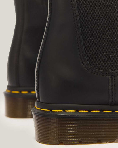 2976 Yellow Stitch Smooth Leather Chelsea Boots