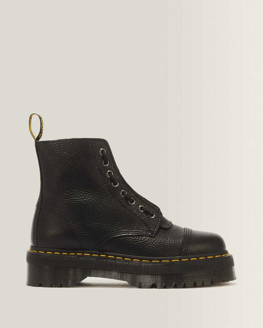 Sinclair Milled Nappa Leather Platform Boots