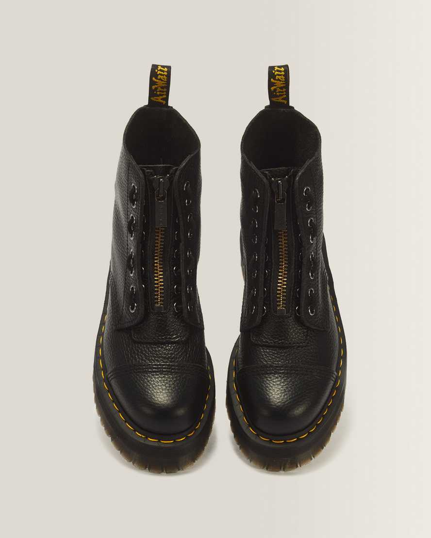 Sinclair Milled Nappa Leather Platform Boots