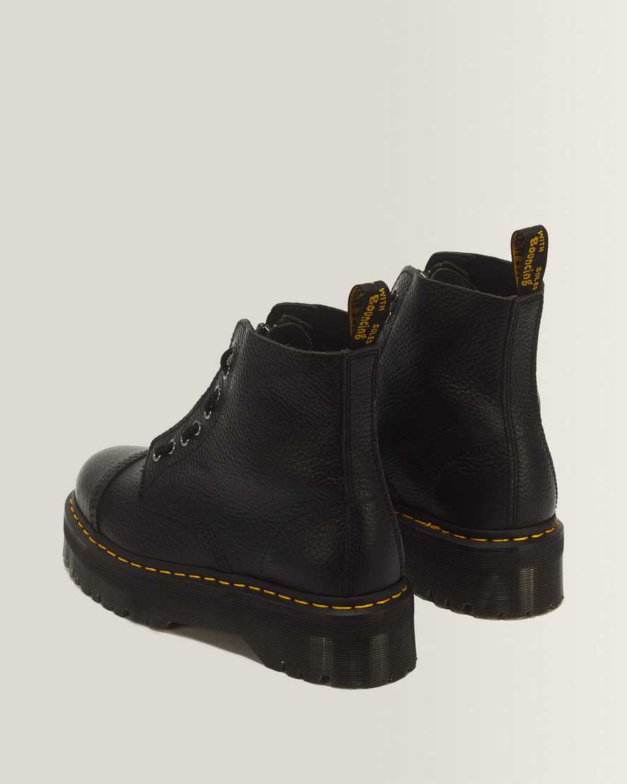 Sinclair Milled Nappa Leather Platform Boots