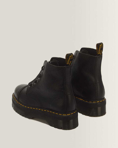 Sinclair Milled Nappa Leather Platform Boots