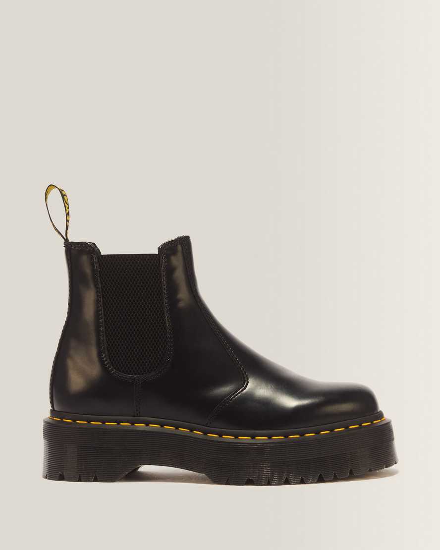 2976 Smooth Leather Platform Chelsea Boots