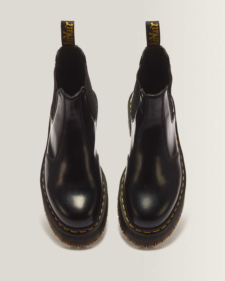 2976 Smooth Leather Platform Chelsea Boots