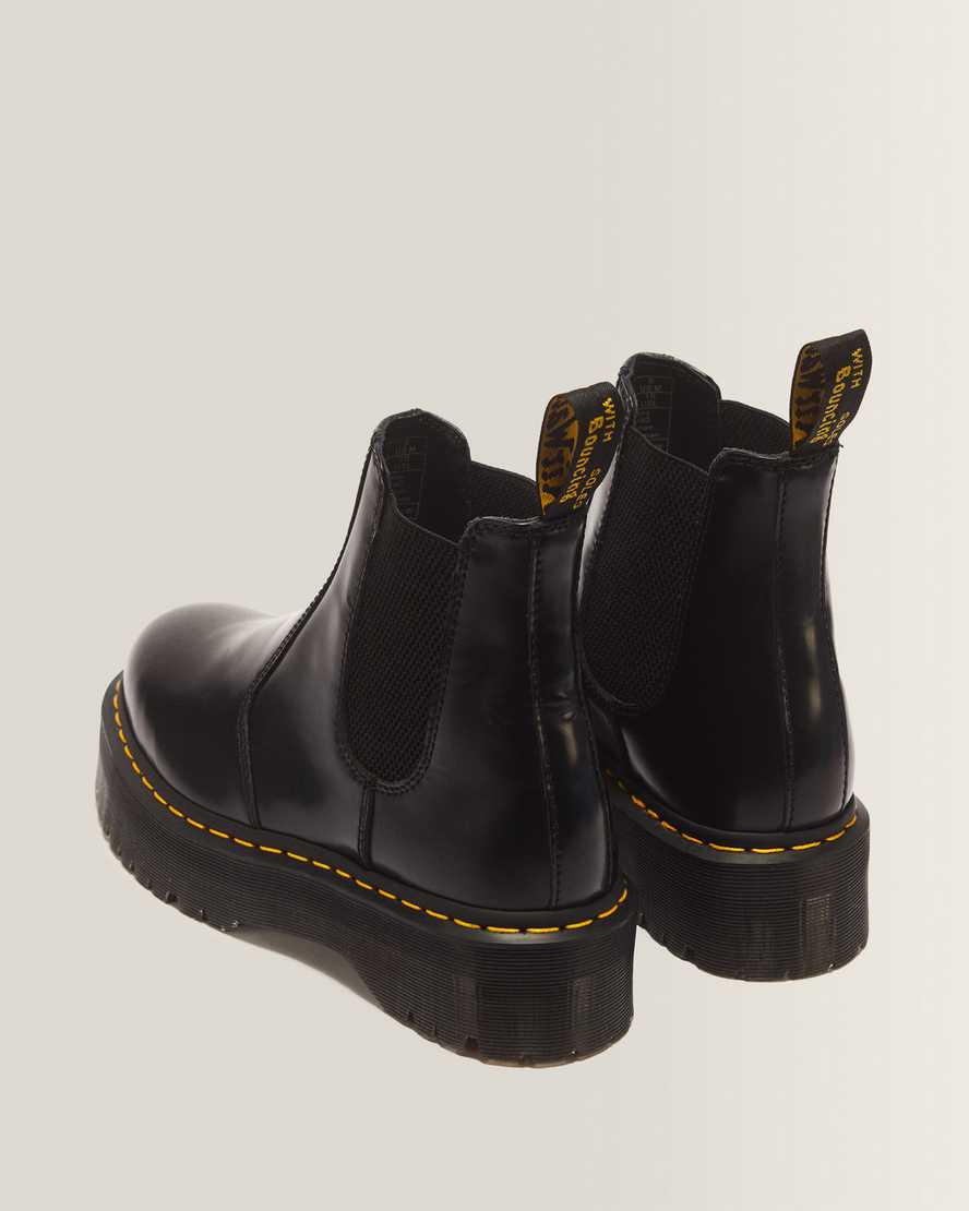 2976 Smooth Leather Platform Chelsea Boots
