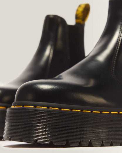 2976 Smooth Leather Platform Chelsea Boots