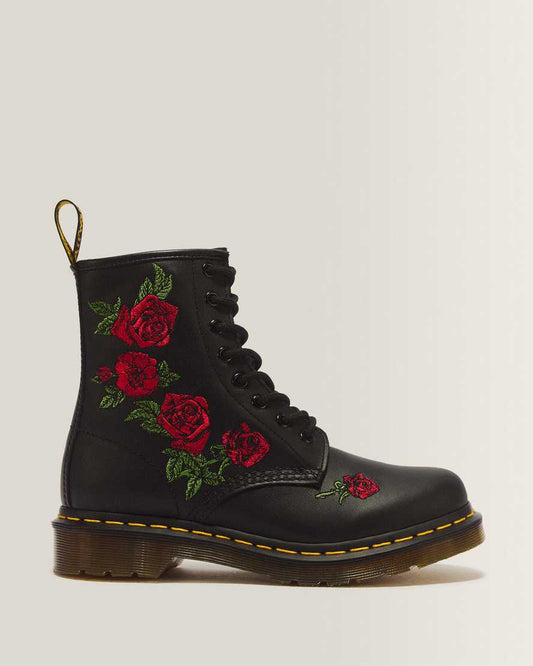 1460 Vonda Floral Leather Lace Up Boots