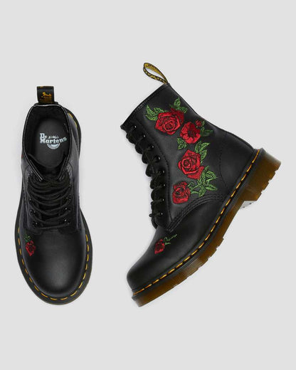1460 Vonda Floral Leather Lace Up Boots