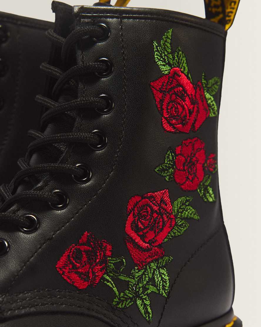 1460 Vonda Floral Leather Lace Up Boots
