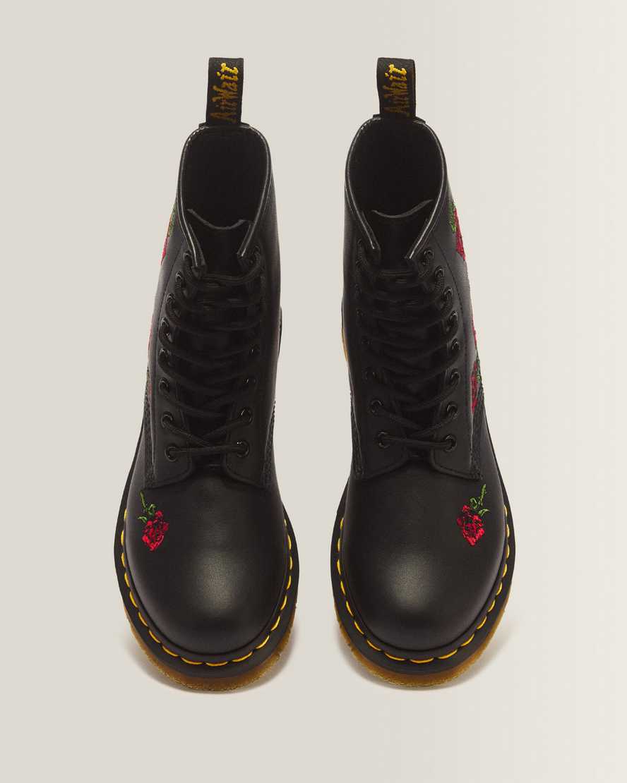 1460 Vonda Floral Leather Lace Up Boots