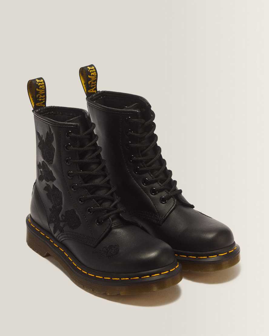 1460 Vonda Mono Women's Floral Lace Up Boots
