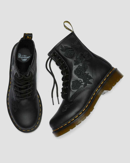 1460 Vonda Mono Women's Floral Lace Up Boots