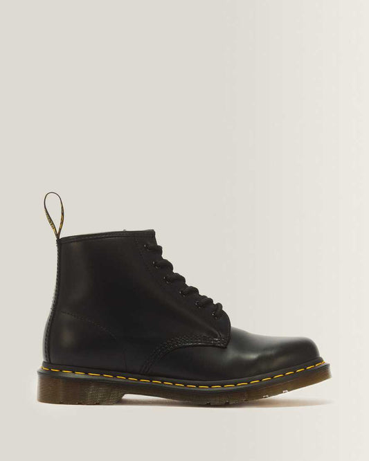 101 Yellow Stitch Smooth Leather Ankle Boots