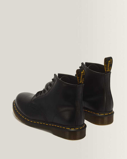 101 Yellow Stitch Smooth Leather Ankle Boots