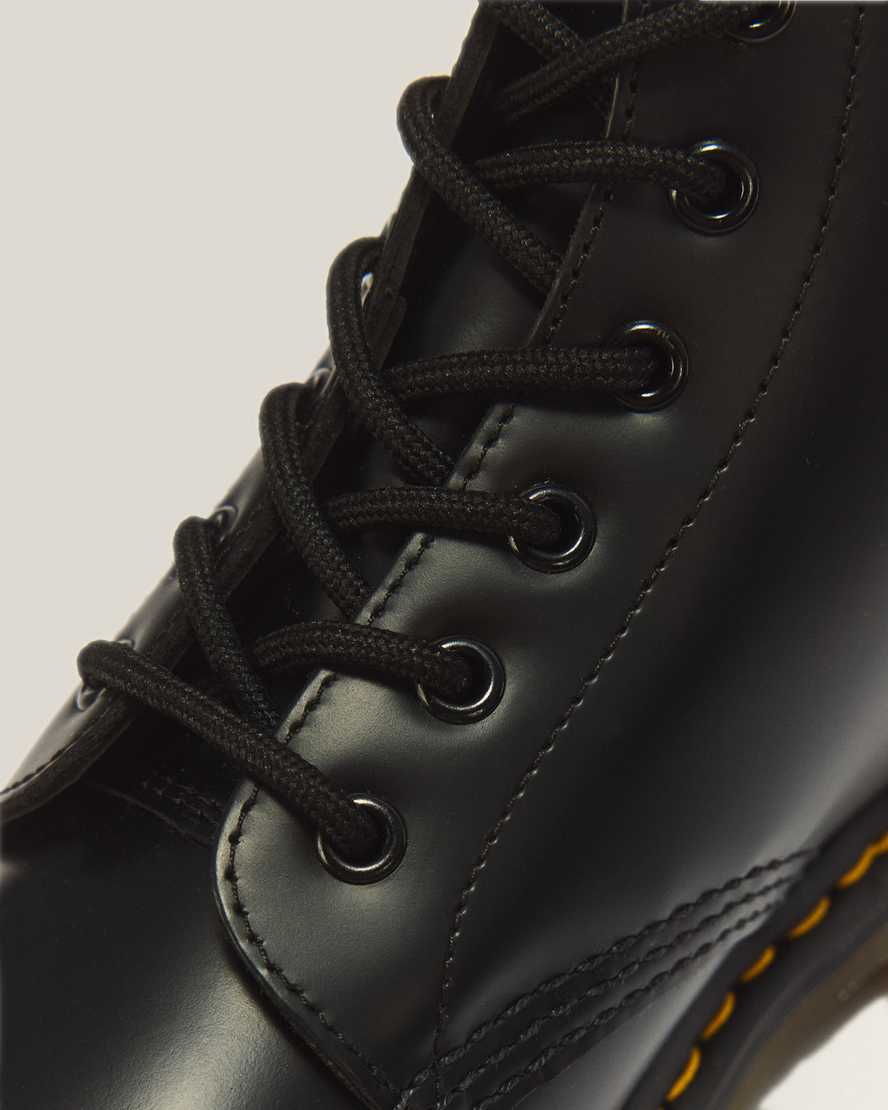 101 Yellow Stitch Smooth Leather Ankle Boots