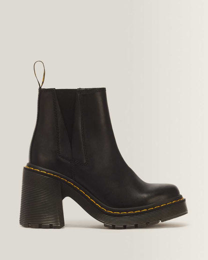 Spence Leather Flared Heel Chelsea Boots