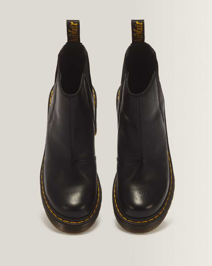 Spence Leather Flared Heel Chelsea Boots