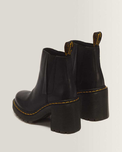 Spence Leather Flared Heel Chelsea Boots