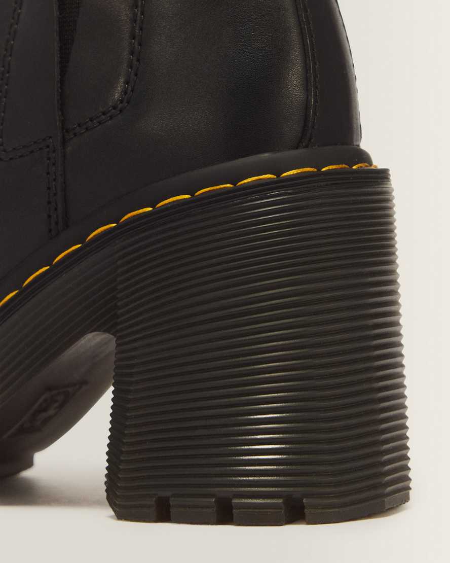 Spence Leather Flared Heel Chelsea Boots