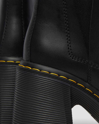 Spence Leather Flared Heel Chelsea Boots