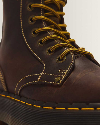 Jadon Boot Arc Crazy Horse Leather Platform Boots