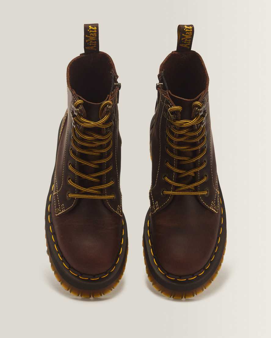 Jadon Boot Arc Crazy Horse Leather Platform Boots