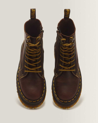 Jadon Boot Arc Crazy Horse Leather Platform Boots