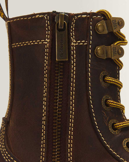 Jadon Boot Arc Crazy Horse Leather Platform Boots