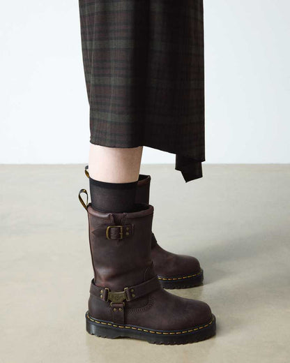 Anistone Hi Leather Biker Boots