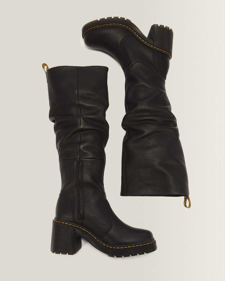 Kasey Virginia Leather Tall Heeled Boots