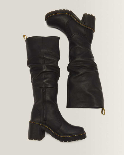 Kasey Virginia Leather Tall Heeled Boots