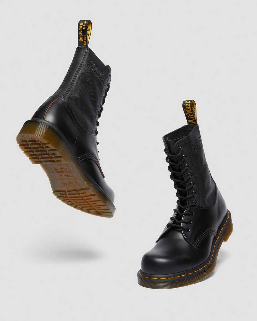 1490 1461 MM6 Leather Lace Up Boots