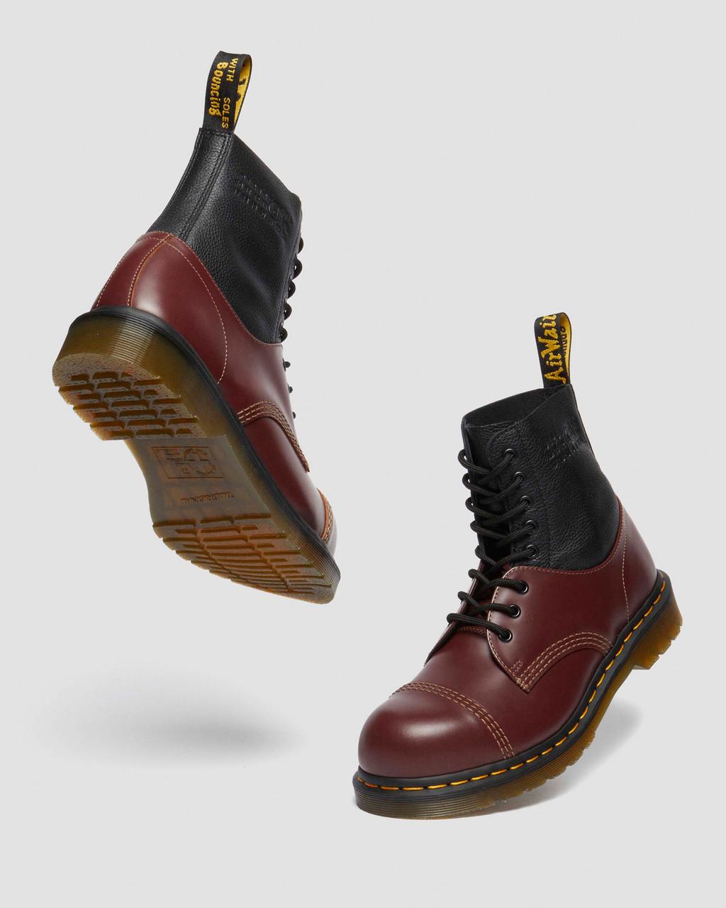 1460 1461 MM6 Steel Toe Leather Lace Up Boots