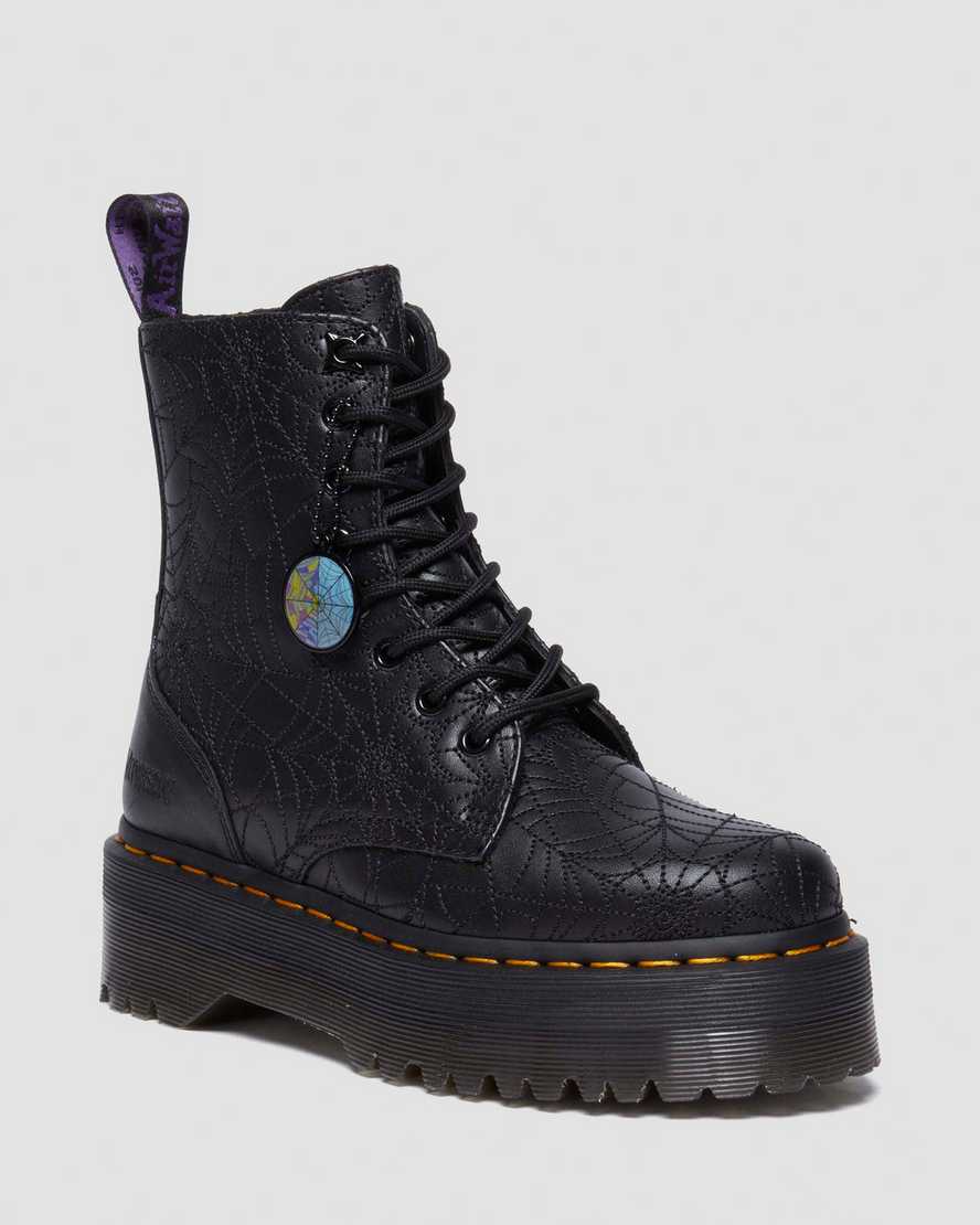 Jadon Wednesday Leather Platform Boots