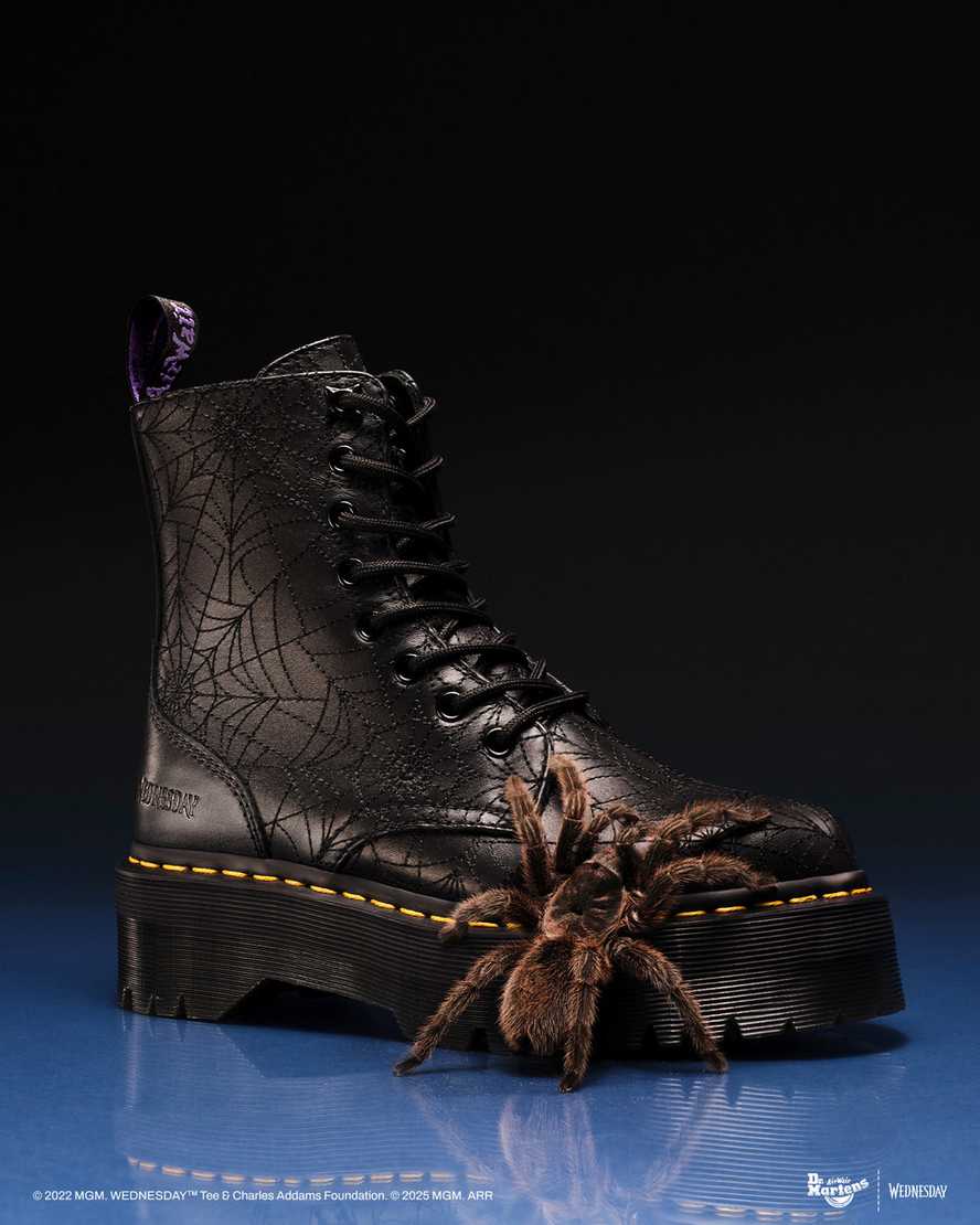 Jadon Wednesday Leather Platform Boots