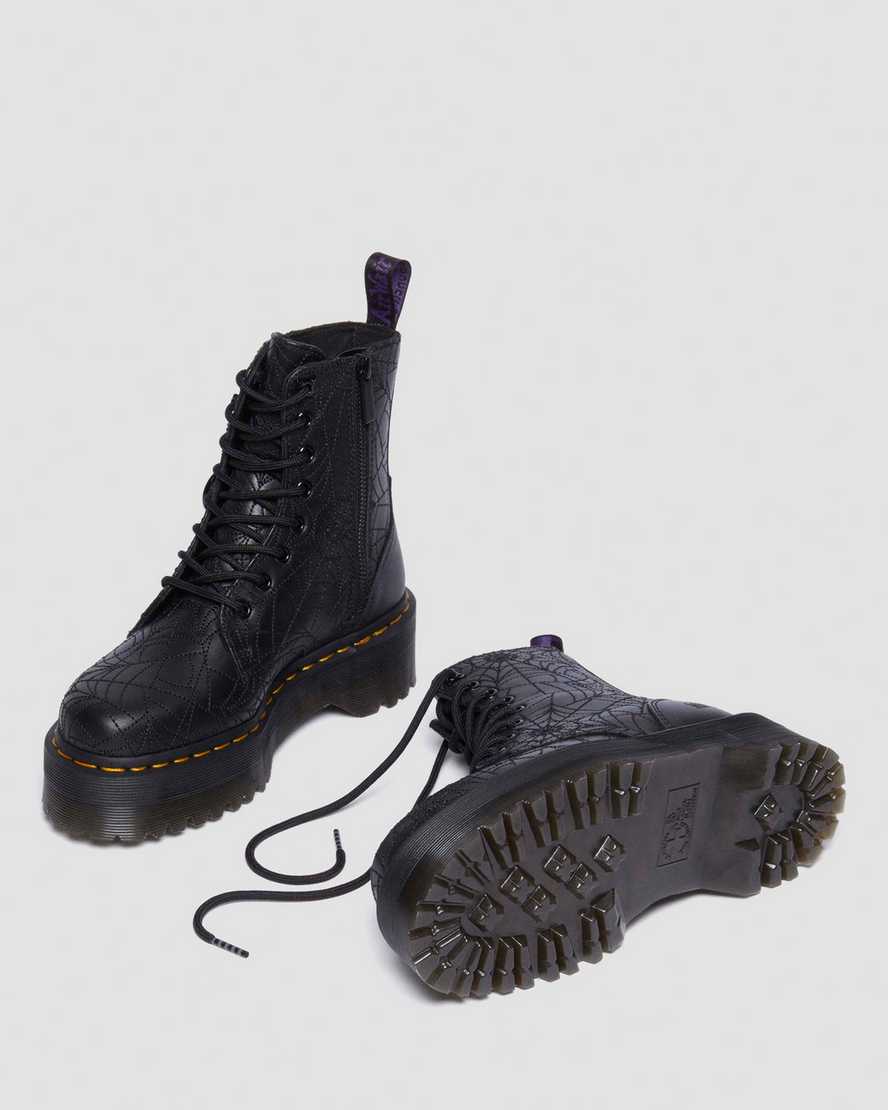 Jadon Wednesday Leather Platform Boots