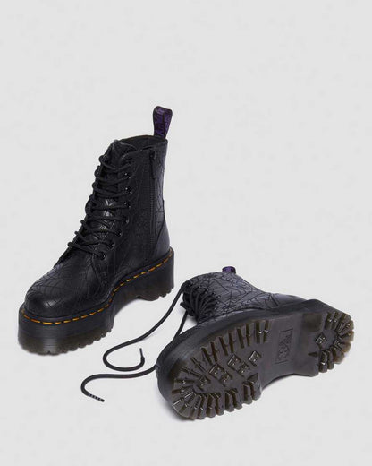Jadon Wednesday Leather Platform Boots